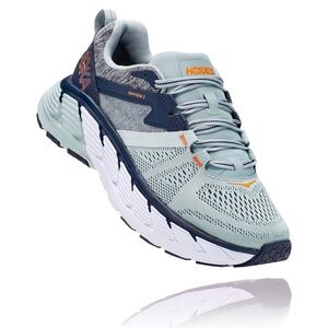 Hoka Gaviota 2 Women's Stability Running Shoe - Light Teal/Blue